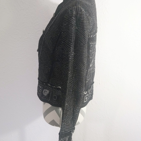 Casual Studio Embroidered Cotton Jacket Size S - Picture 3 of 9